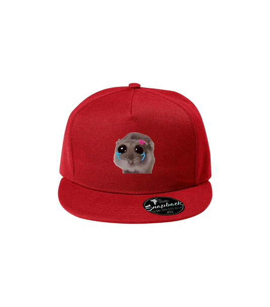 Snapback Sad Hamster Girl