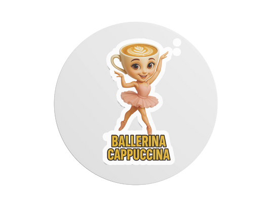 Samolepka Ballerina Cappuccina