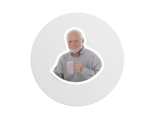 Samolepka Hide the Pain Harold